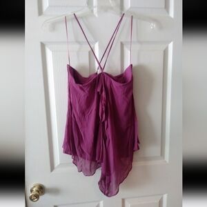 Matty Plum Purple Silk Top